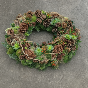 Natuurlijke krans – perfect voor elke setting