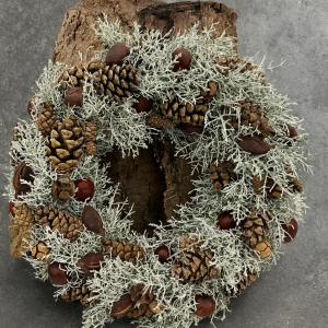 Winterkrans die opvalt